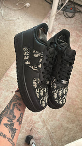 DOUBLE BLACK DIOR CUSTOM