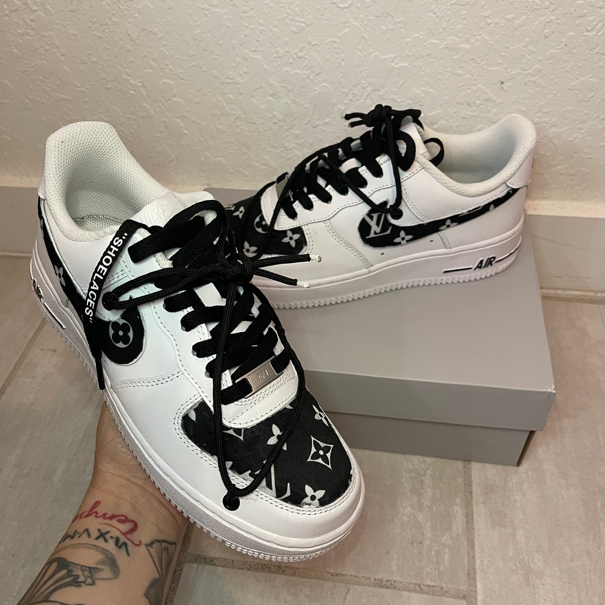 off white and louis vuittons